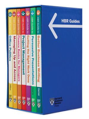 cover image of HBR Guides Boxed Set (7 Books) (HBR Guide Series)